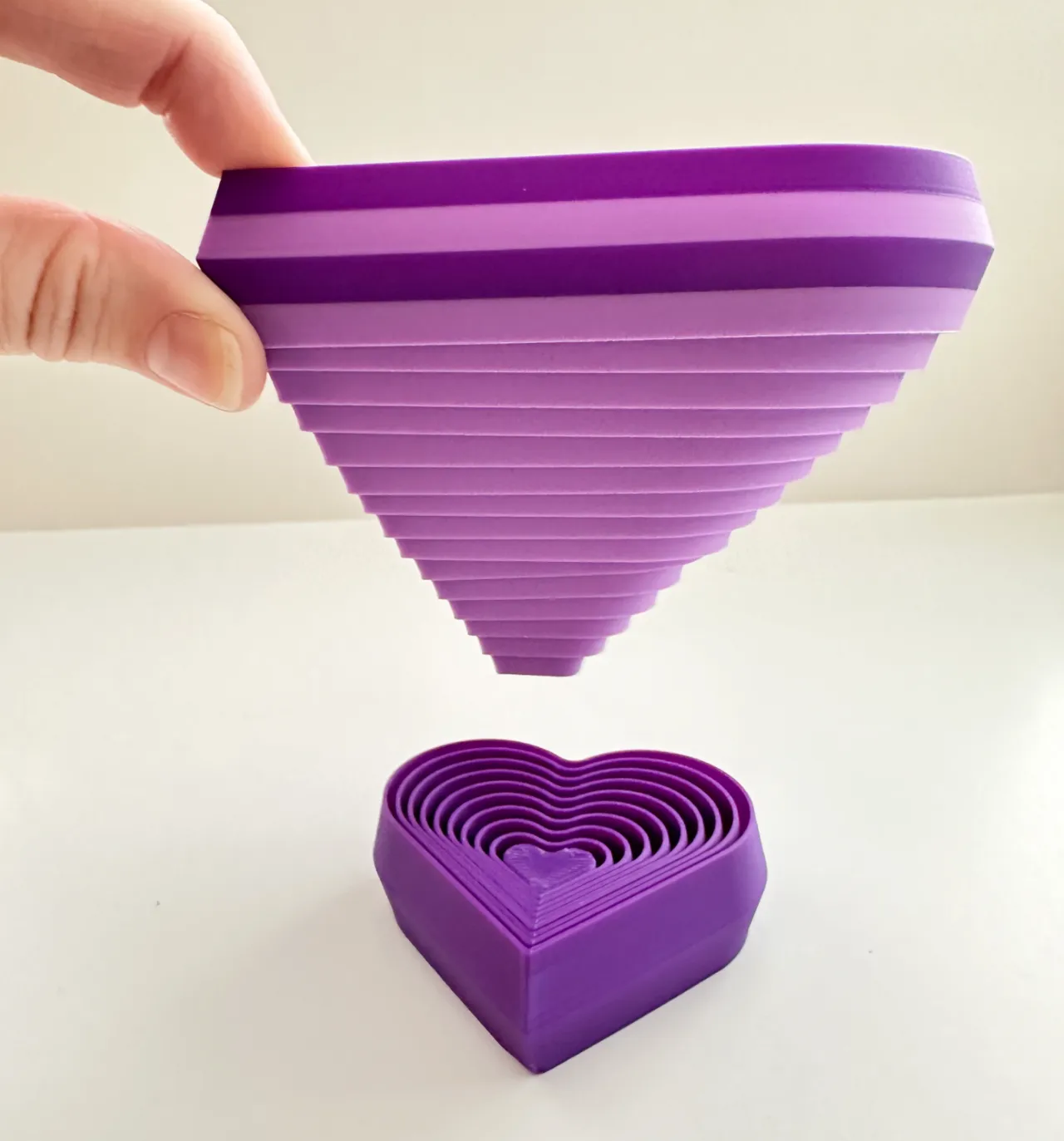 Heart Layered Fidget Toy (2 Sizes) view 2