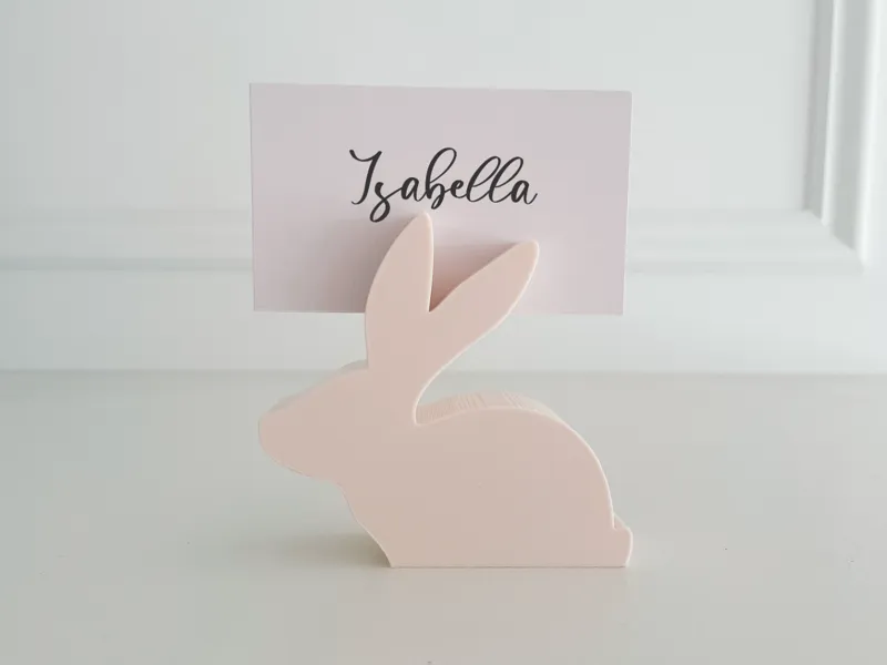 Easter Bunny Name Place Card Holder