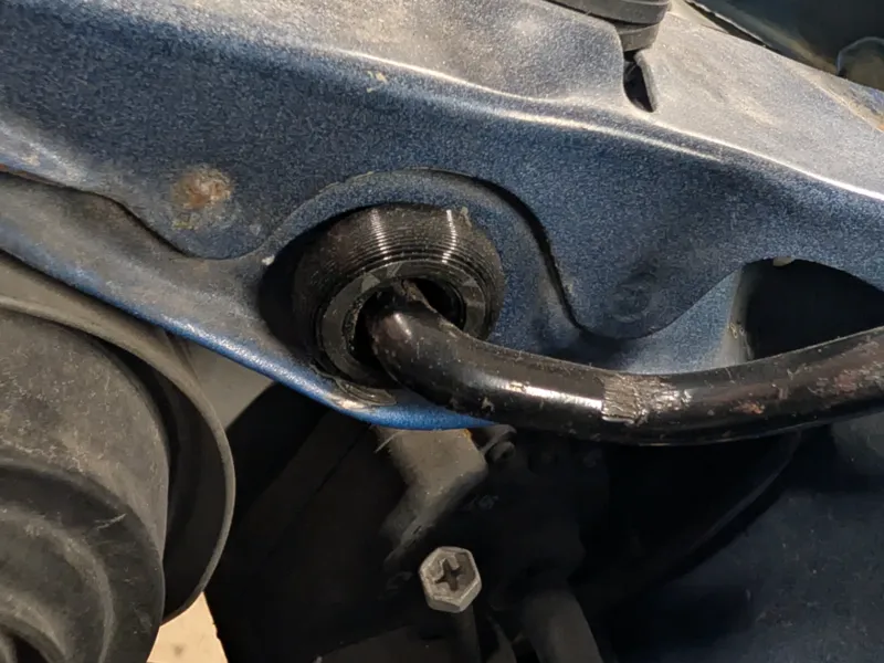 Subaru impreza gc8 hood prop rod rubber bushing.