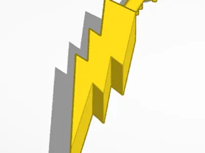 Zues Lightning bolt sword