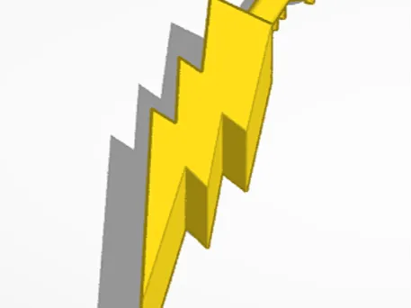Zues Lightning bolt sword