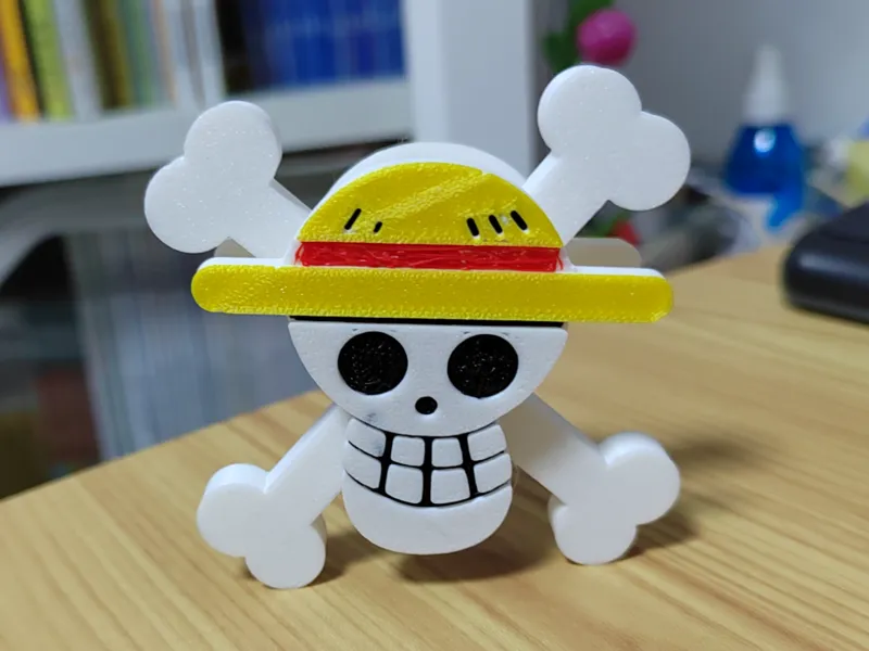 海贼王 ONEPIECE 草帽海贼团 海贼旗 指尖陀螺 陀螺