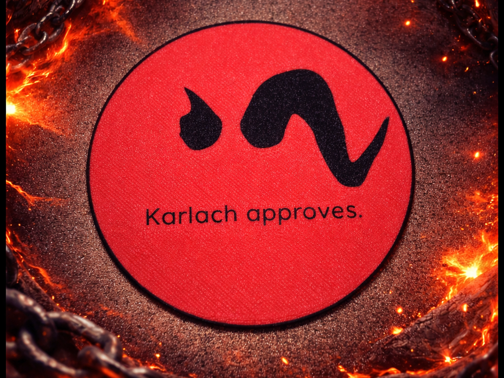 Karlach Approves Coaster | BG3 Inspired