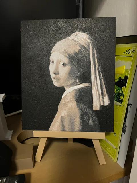Meisje met de parel / Girl with pearl earring view 2