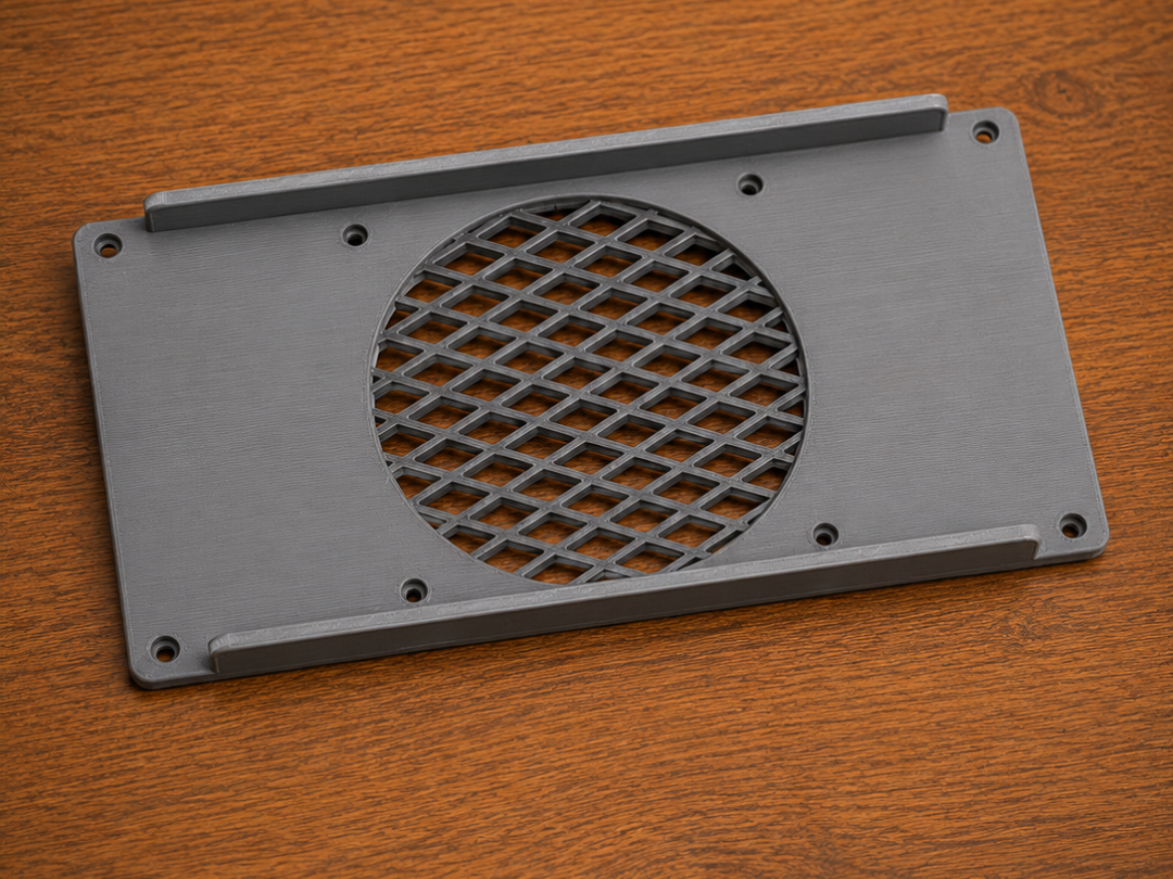 10" Rack 3U Fan Mount 120mm Reinforced Panel