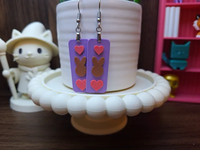 Bunny Easter Earrings