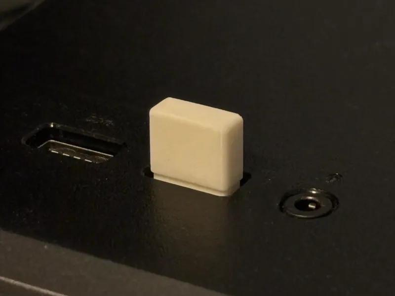 USB Type A Port Dust Cover Plug - Male