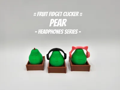 Pear Fidget Clicker - Headphones Series