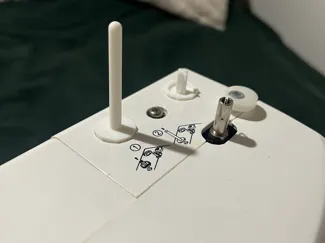 Spool holder pin for Lucznik sewing machines