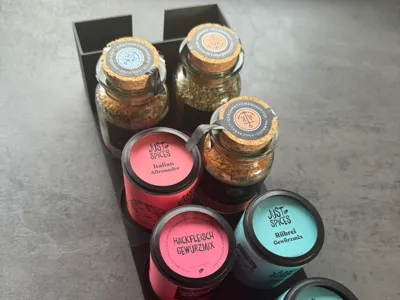Spice Rack with Toothpick Holder
