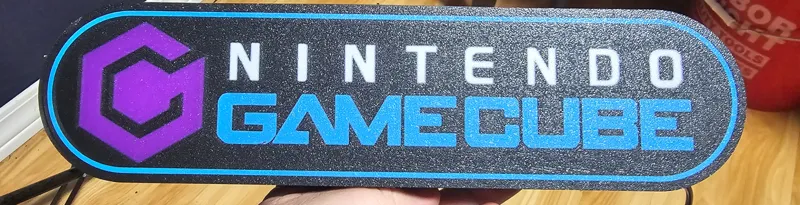 Nintendo GameCube led sign 