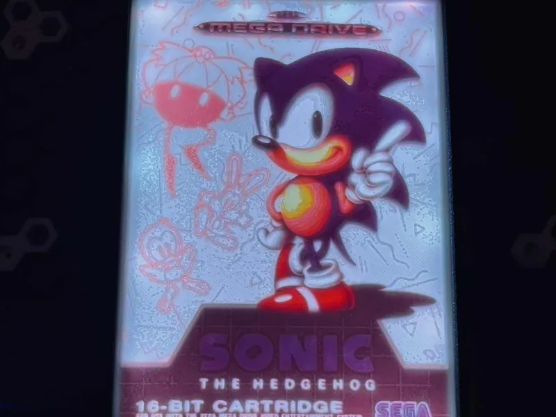 sonic colour lithophane 