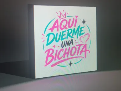 La Bichota light box