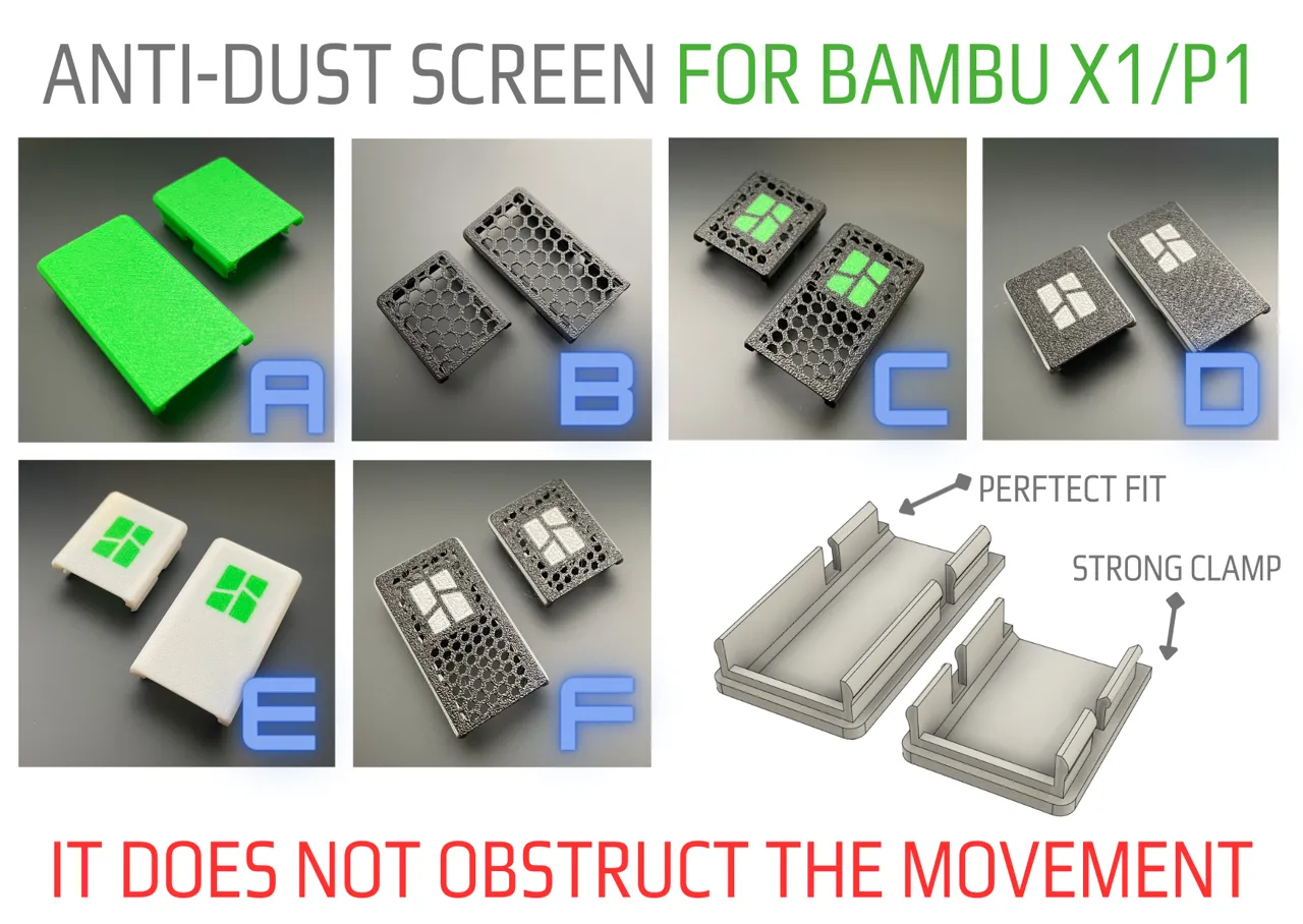 Anti-Dust screen for Stepper Motor view 2