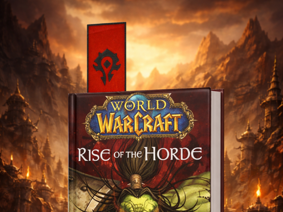 World of Warcraft Horde Banner Flag Orc Bookmark