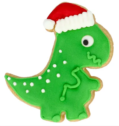 Christmas Dino Cookie Cutter