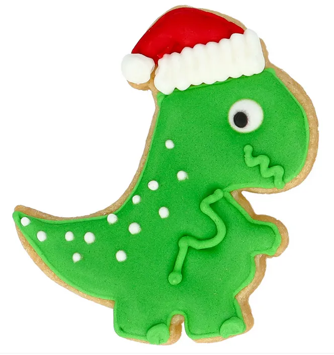 Christmas Dino Cookie Cutter