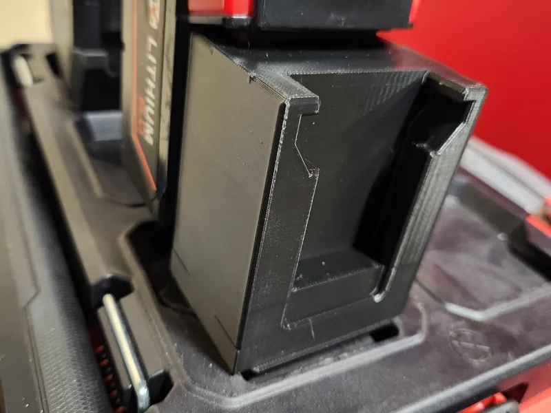 Milwaukee compatible dual battery packout tower
