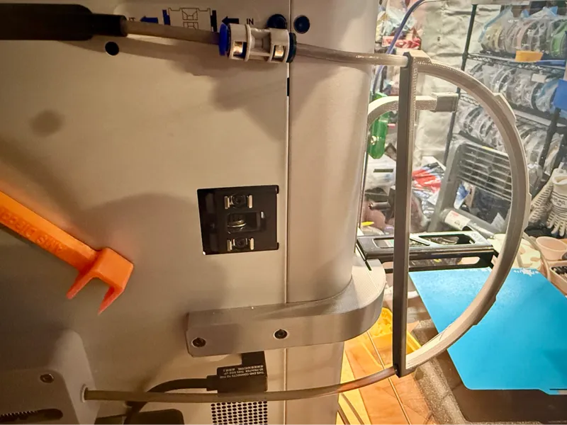 180-degree PTFE guide from AMS Hub to printer