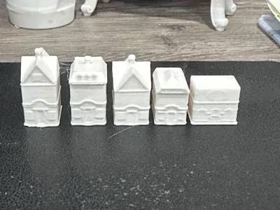 dollhouse miniature Lenox Spice Village Canisters