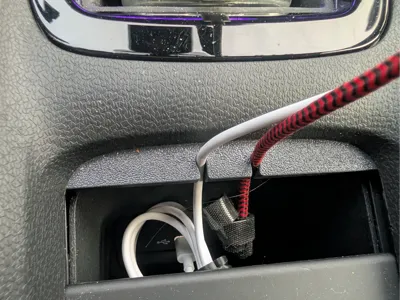VW ID.3 Center Console USB Ports Cable Management