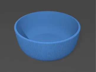 Ridged Scoop Bowl