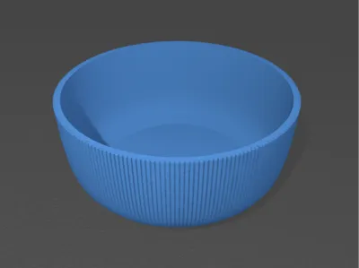Ridged Scoop Bowl
