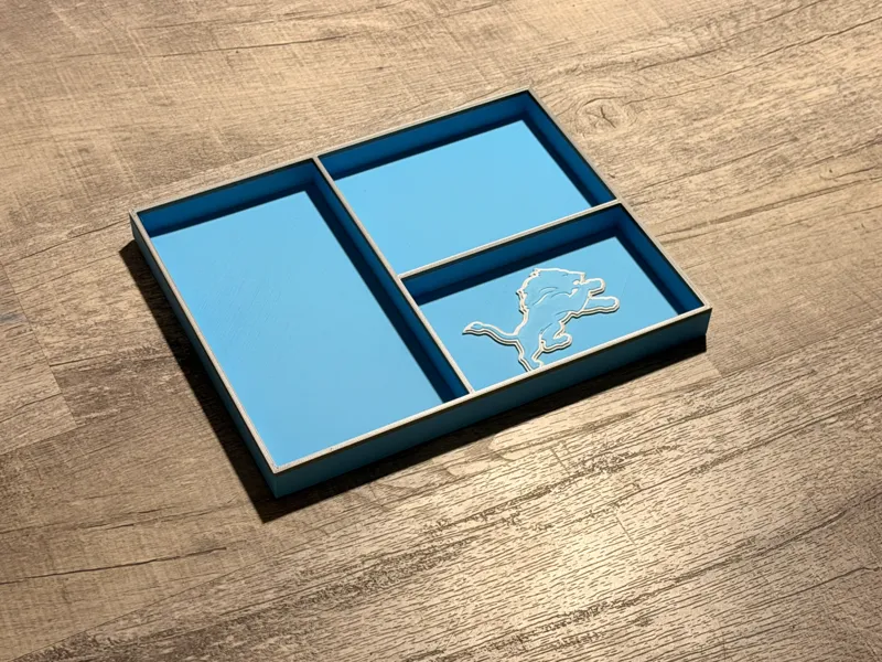 Detroit Lions Valet Tray, KPW Dump Tray
