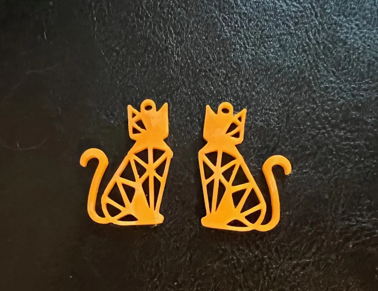 "Cat 2" Earrings - Modified view 3