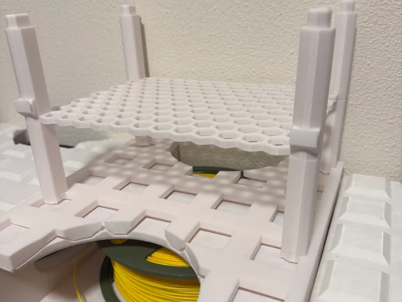 Shelfmeister-Kgball Filamet rack adapter
