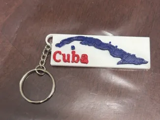 Cuba Keychain