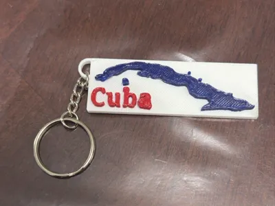 Cuba Keychain