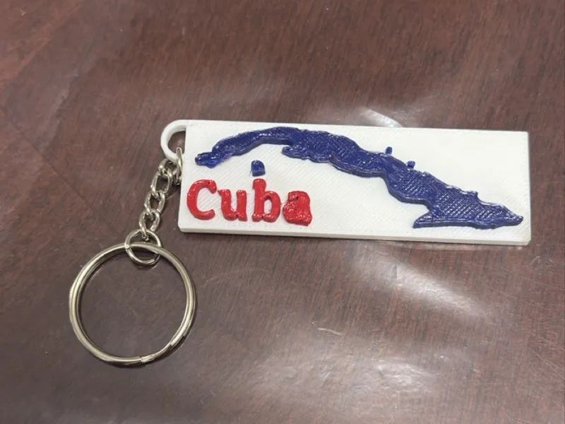 Cuba Keychain