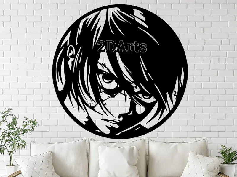 Anime Face – STL for 3D & Laser Cut