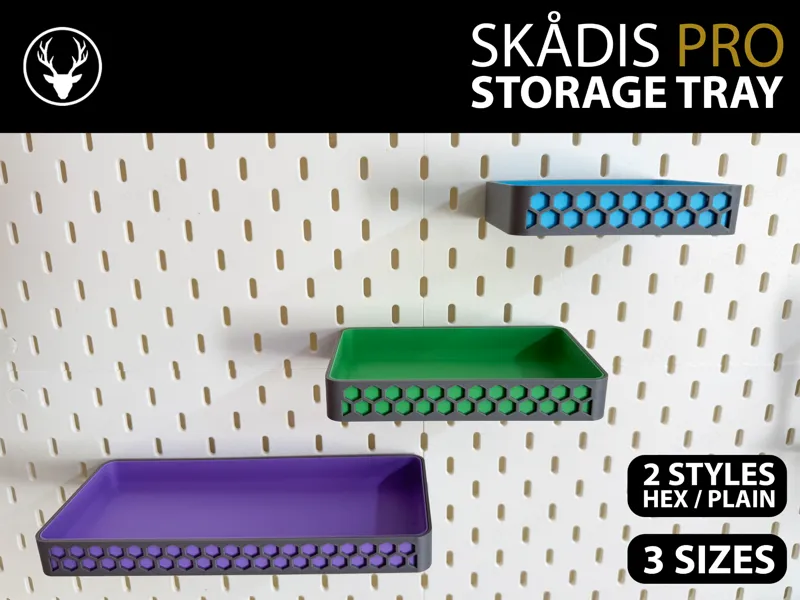 Skadis PRO - Slim storage tray