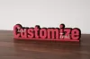 Customizable 3D layered 2 text
