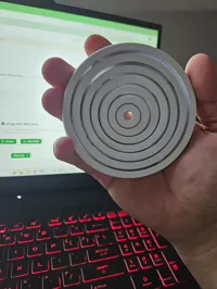 Gyroscope fidget 7 anneaux — photo 3