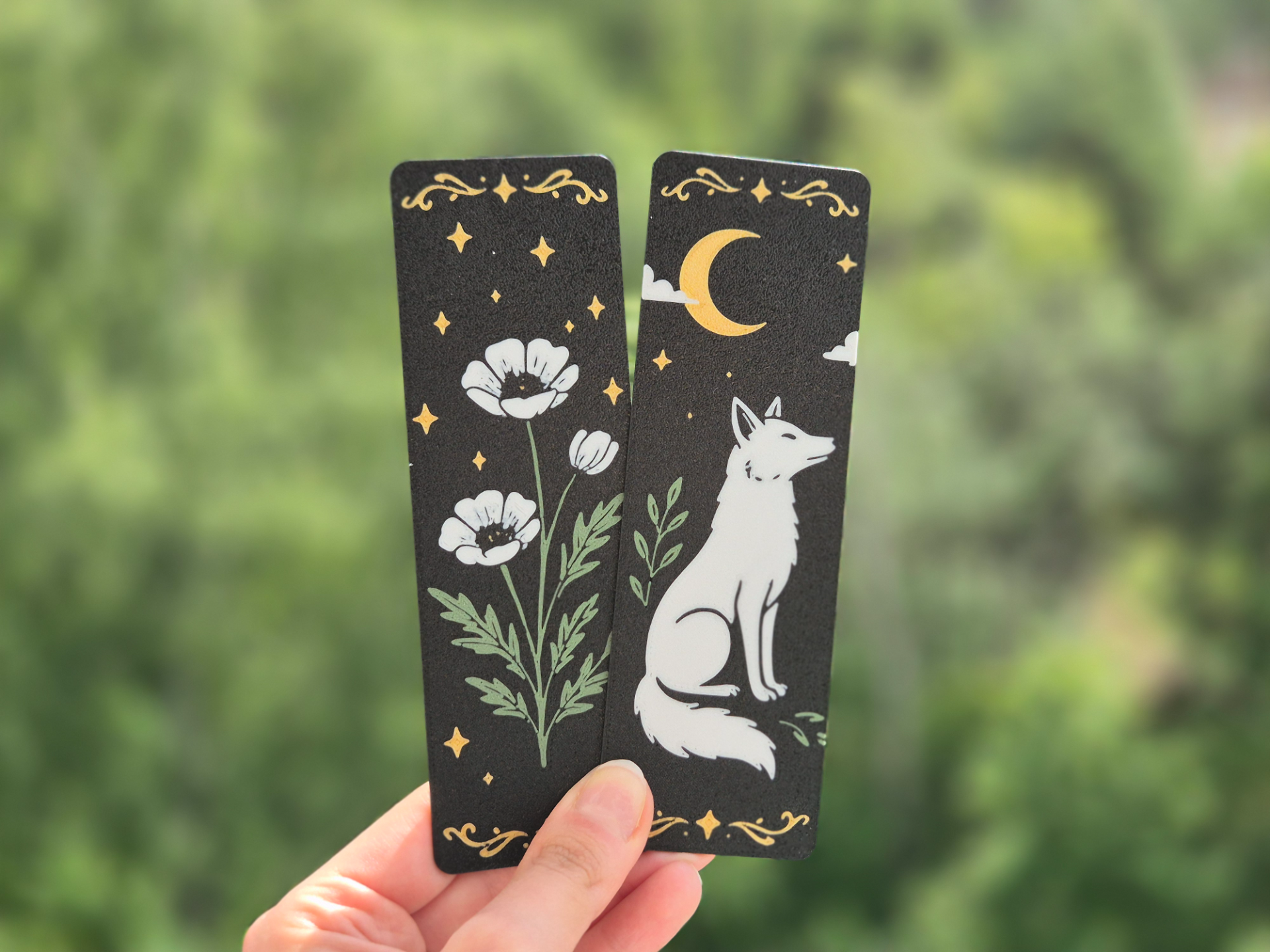Fantasy Bookmark Gothic Fox