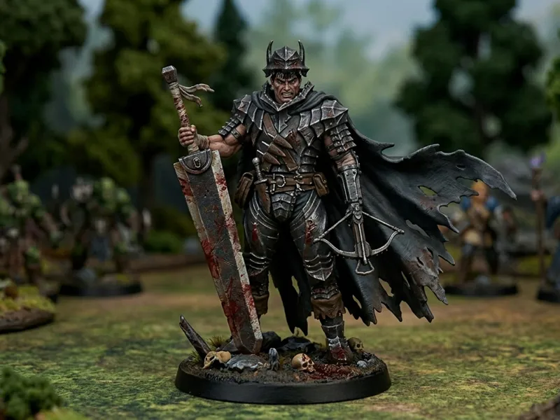 D&D MINIATURE - Kaelen, lo Sterminatore di Demoni