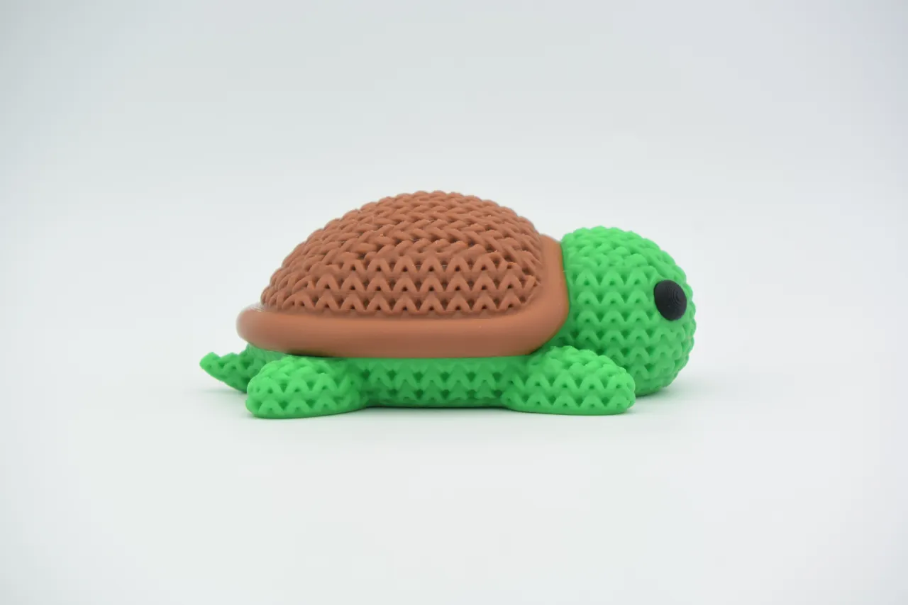 Knitted Turtle view 2