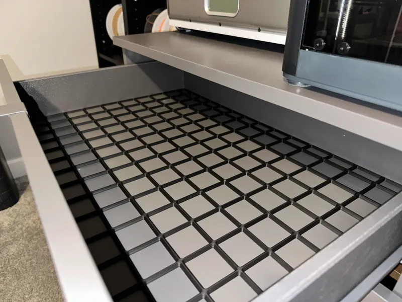 Gridfinity Baseplate for Ikea VIHALS Sideboard