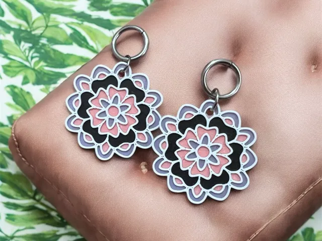 Pendientes mandala