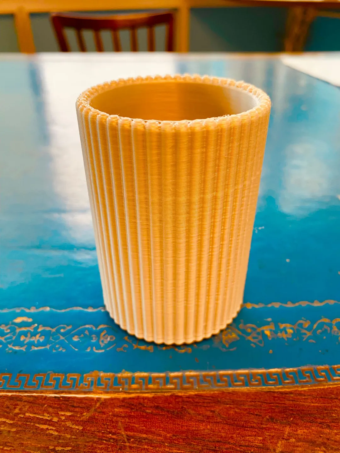 Modern designed Ribbed Pencil Holder, Pencil Cup view 4