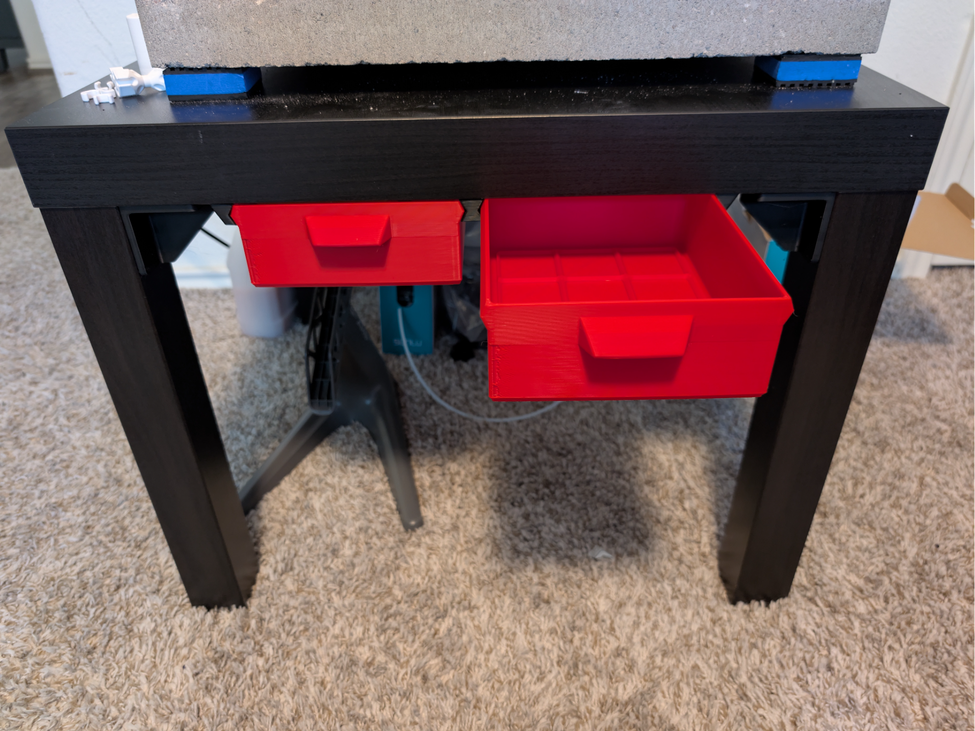 Ikea Lack Under Desk Drawer 