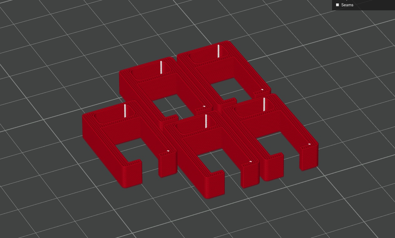 Miniatura 5 do modelo 3D Clips PTFE Chain Bambulab