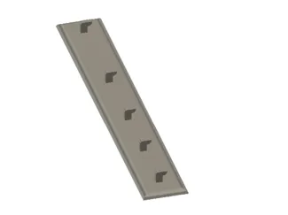 Measering spoon wall mount