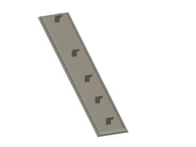 Measering spoon wall mount