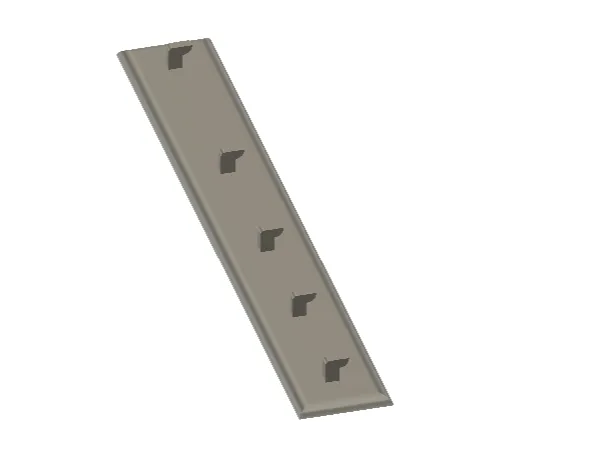 Measering spoon wall mount