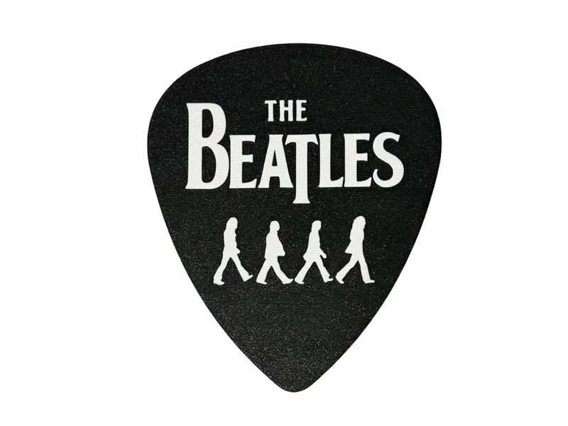 The Beatles Guitar Pick Sign