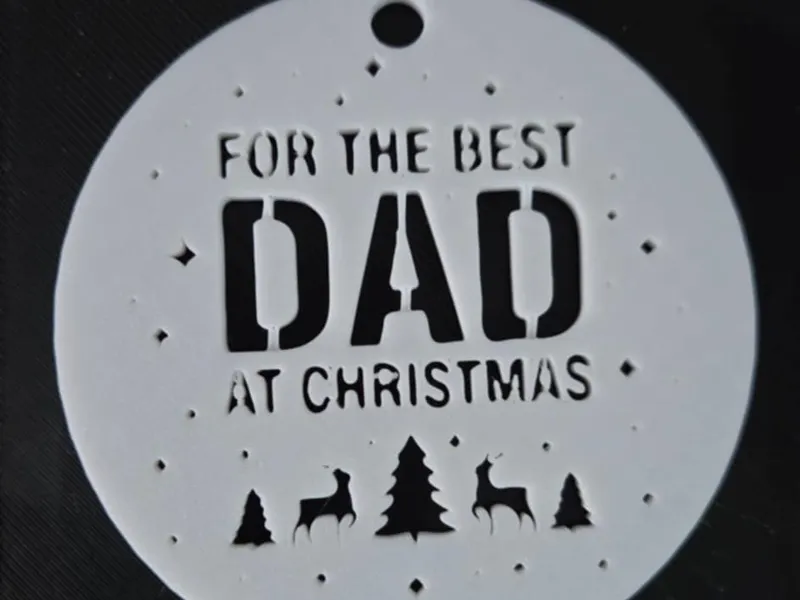 Dad Christmas Tree Decoration